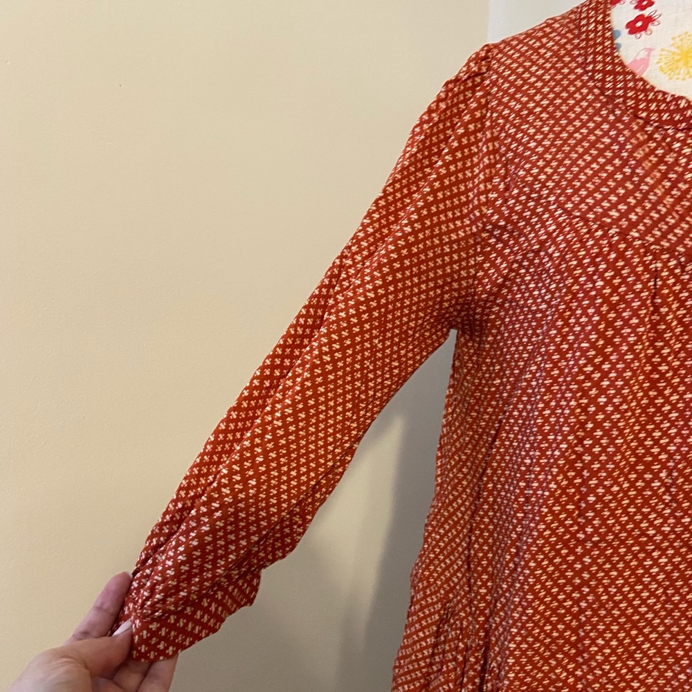 HOLDING HORSES Red Button-Down Tunic - Picture 2 of 4